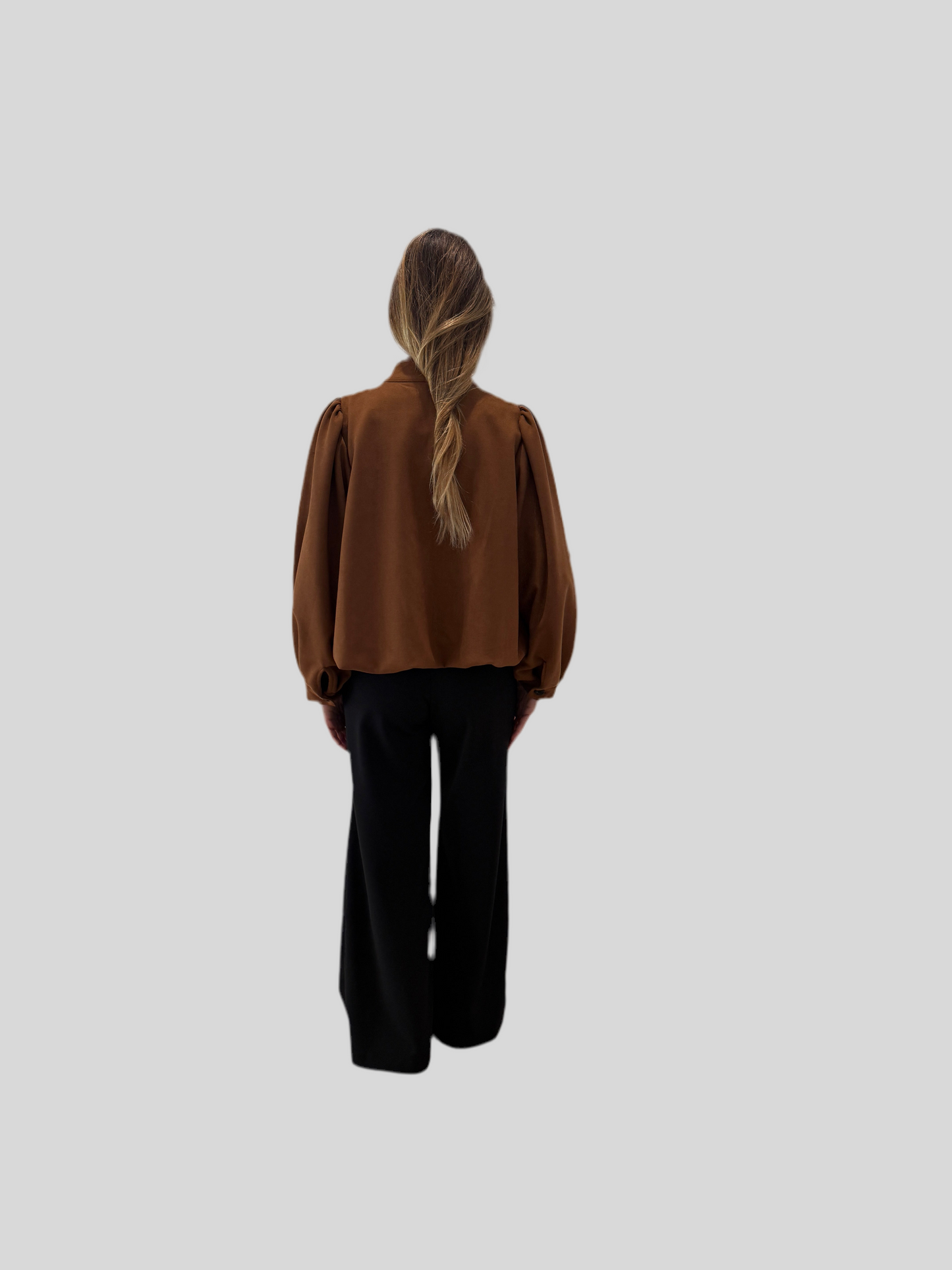 CAMEL SUEDE JACKET