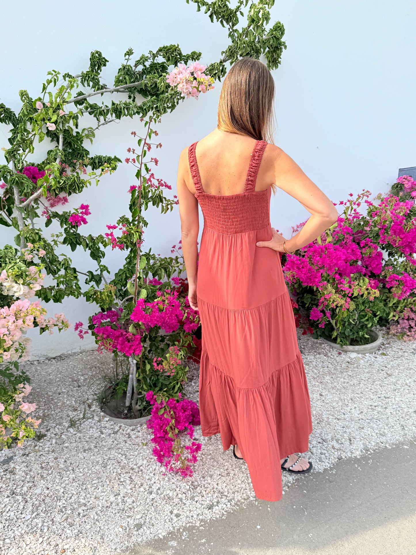 MAXI DRESS BRICK