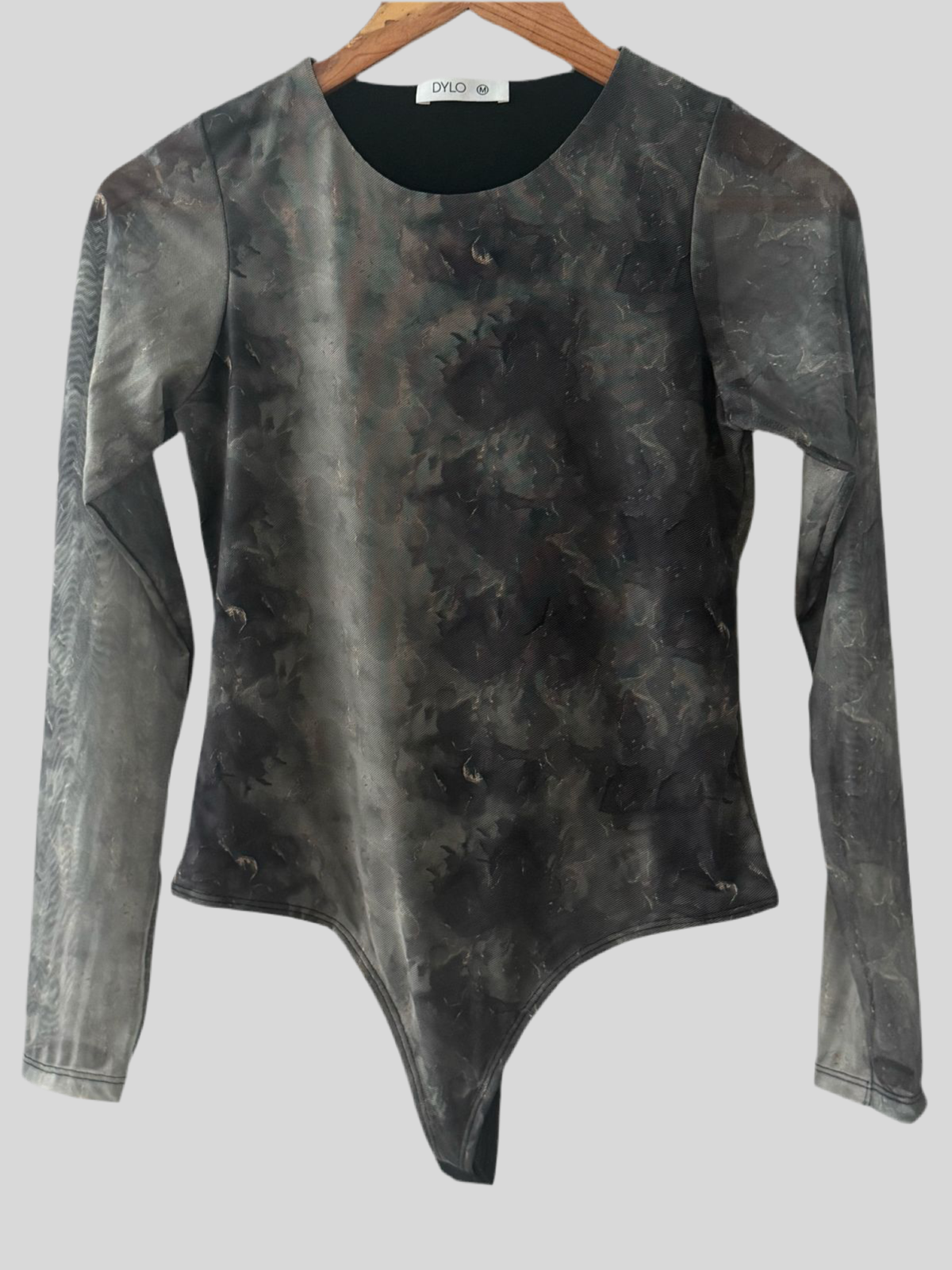 PRINTED MESH BODYSUIT VERA