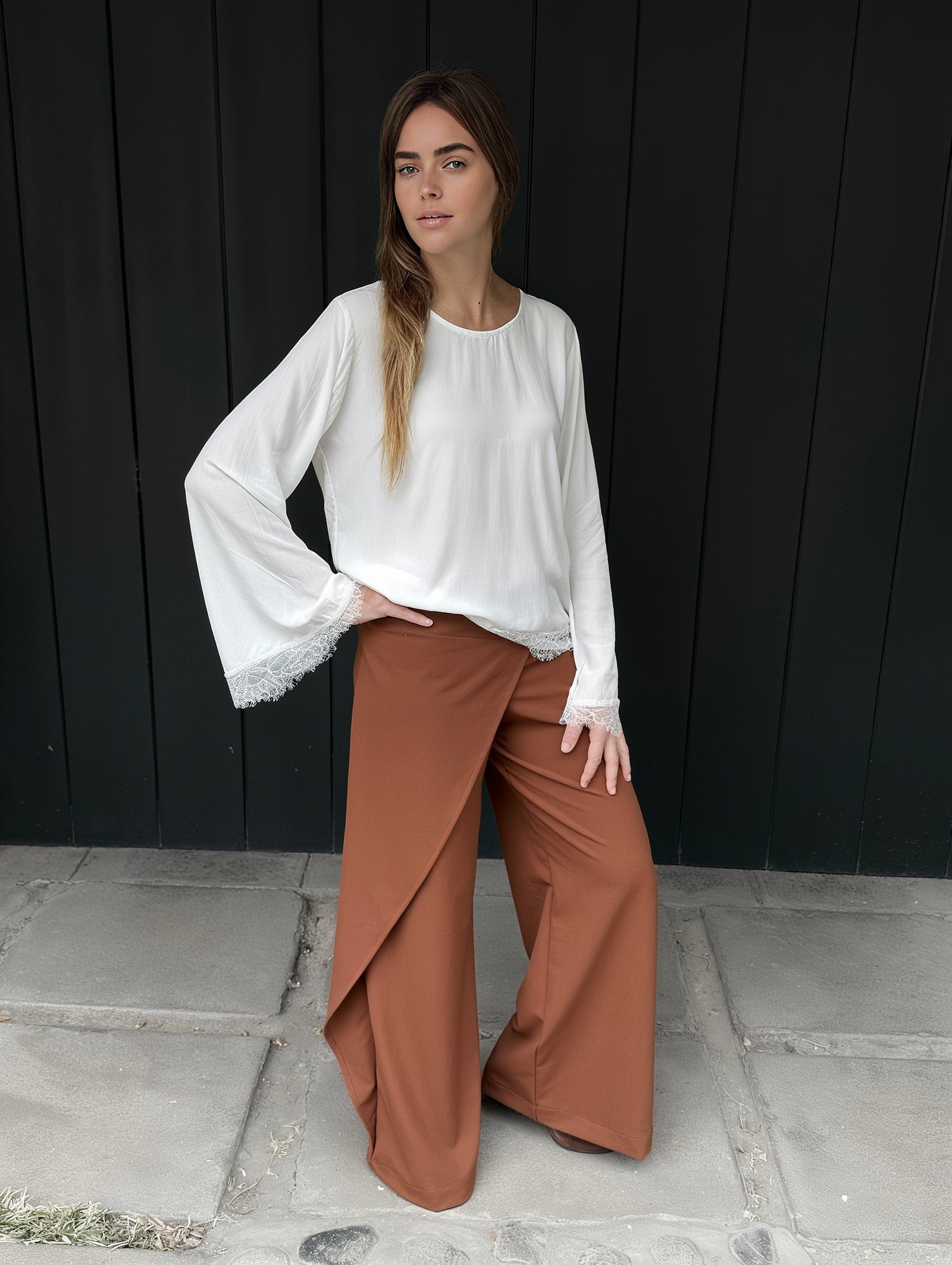 ISABELLA BLOUSE - WHITE