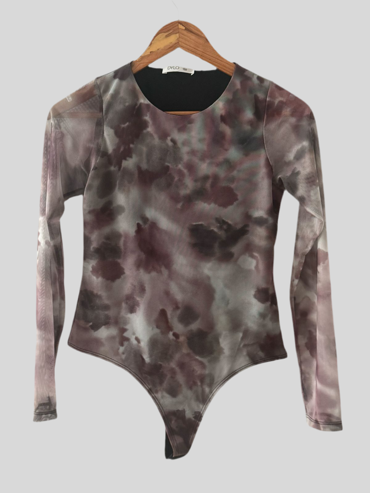 PRINTED MESH BODYSUIT CLOE