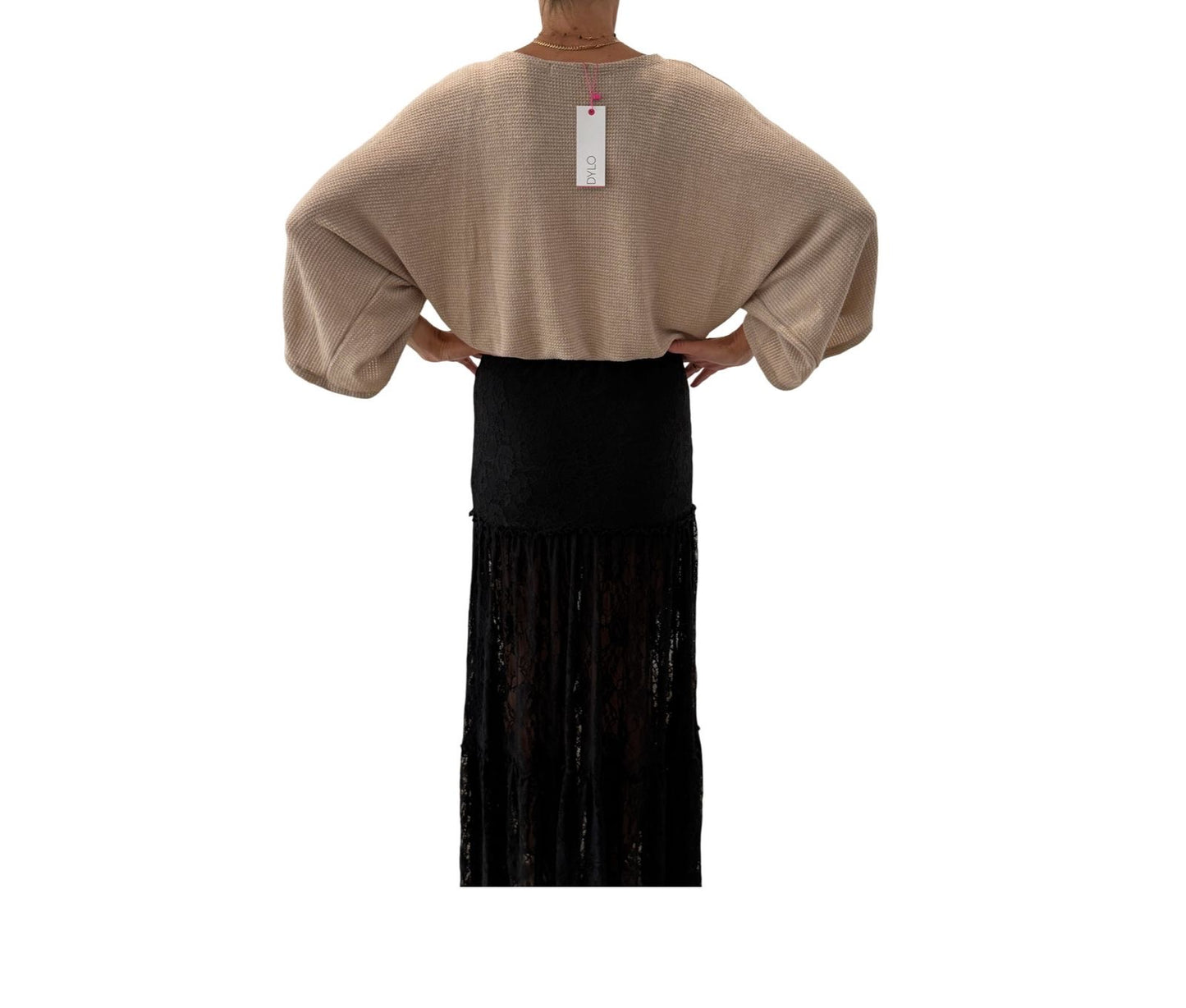 NUDE KIMONO SLEEVE SWEATER