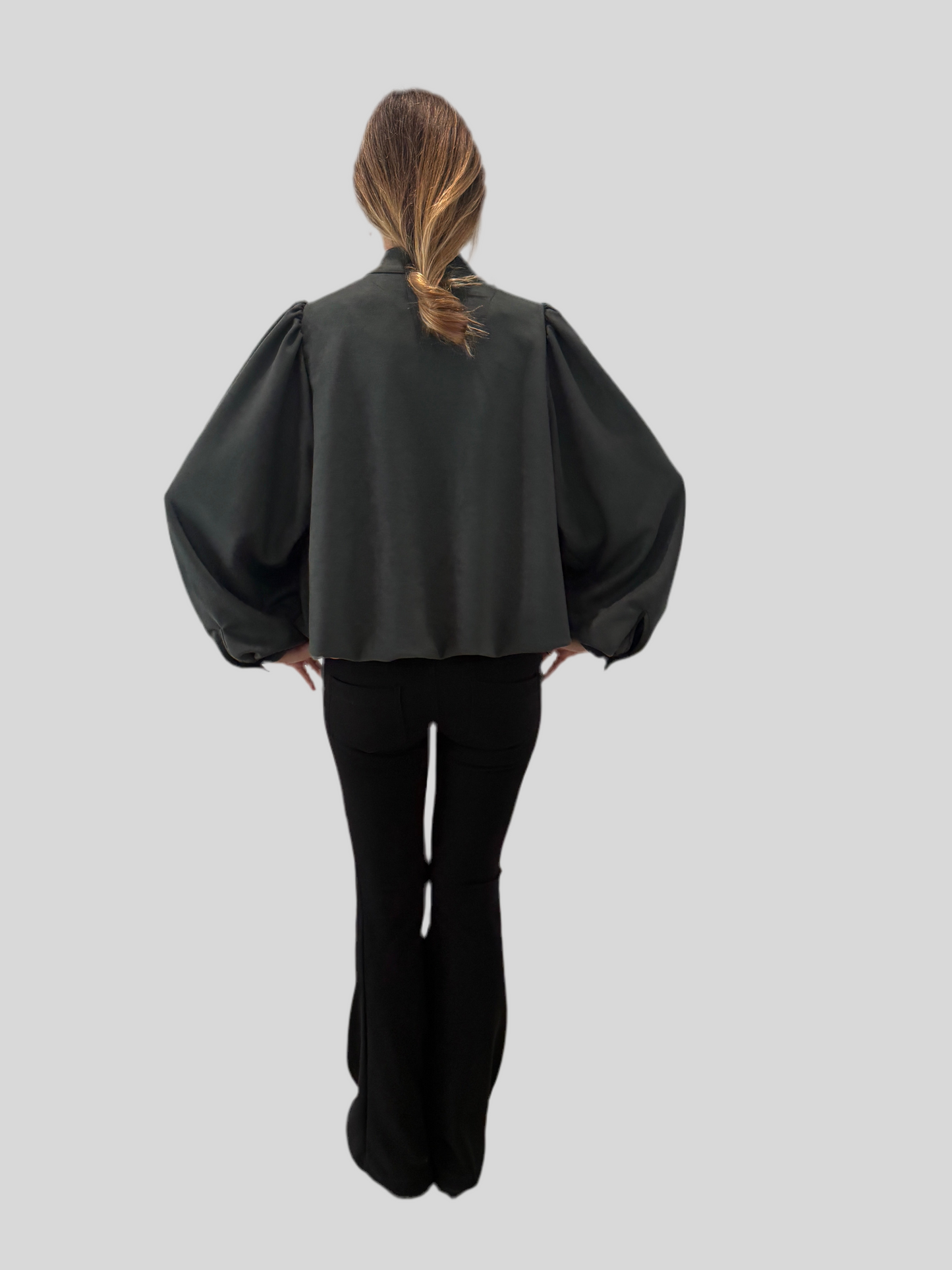 COBALT SUEDE JACKET