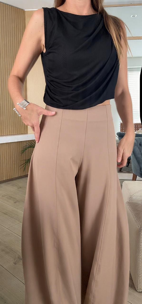 AREZZO PANTS - CAMEL