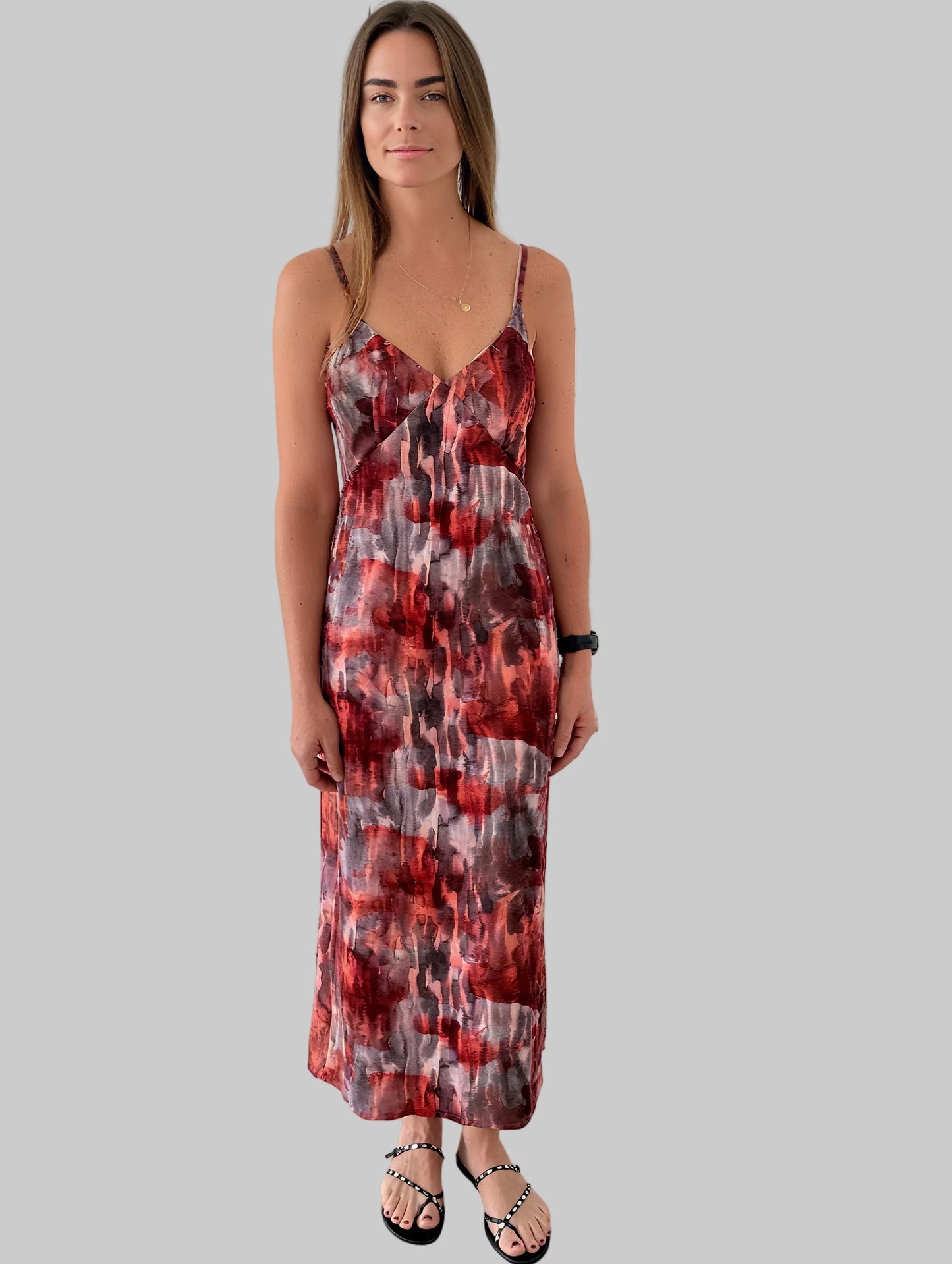 MEI MIDI SILK DRESS