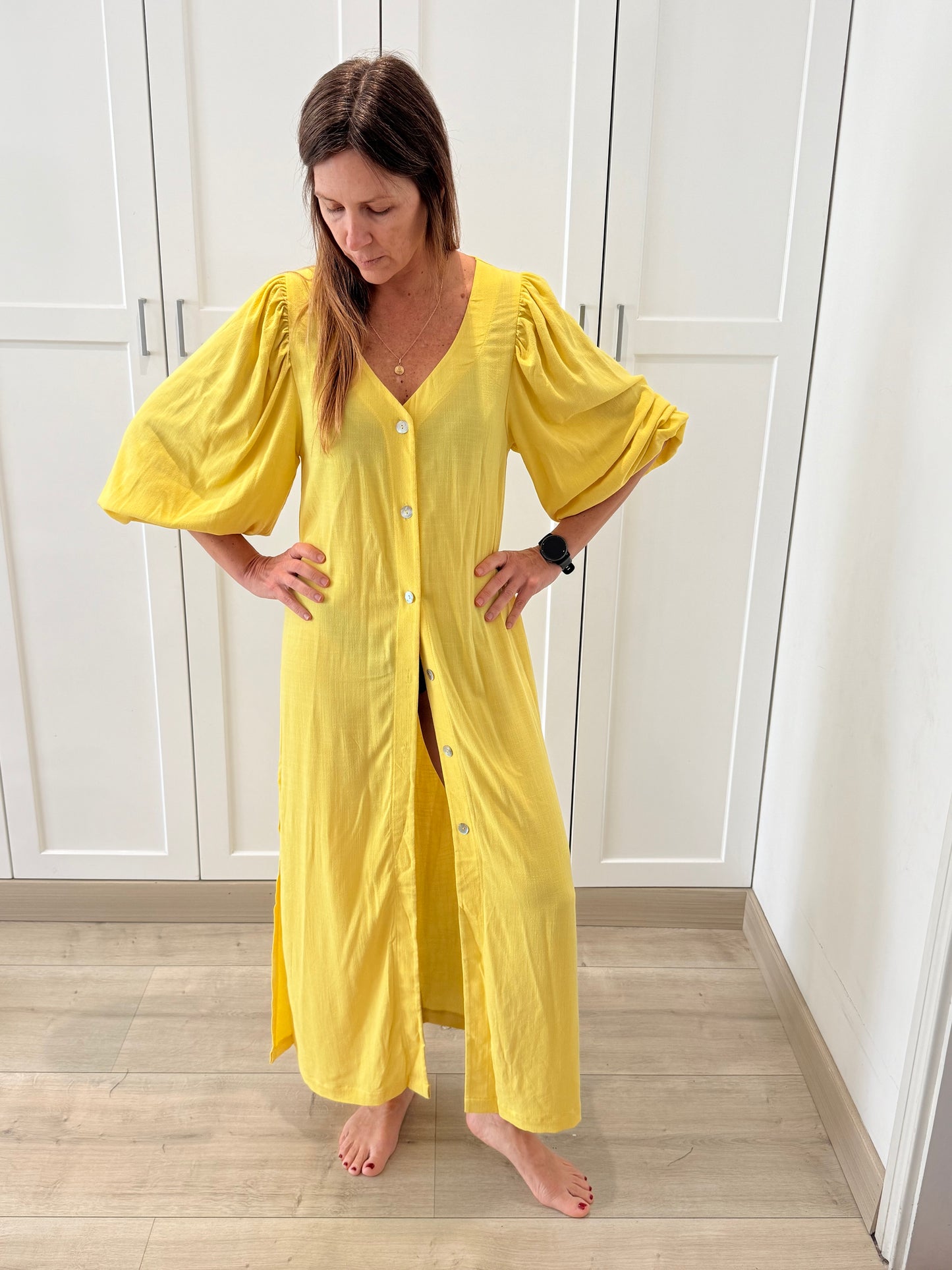 BEACH COVER-UP YELLOW