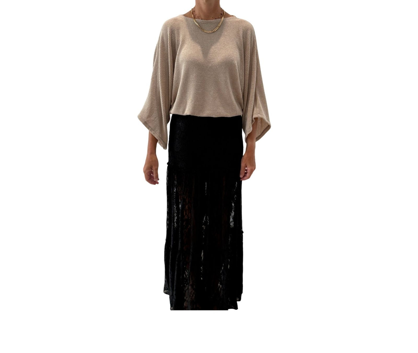 NUDE KIMONO SLEEVE SWEATER