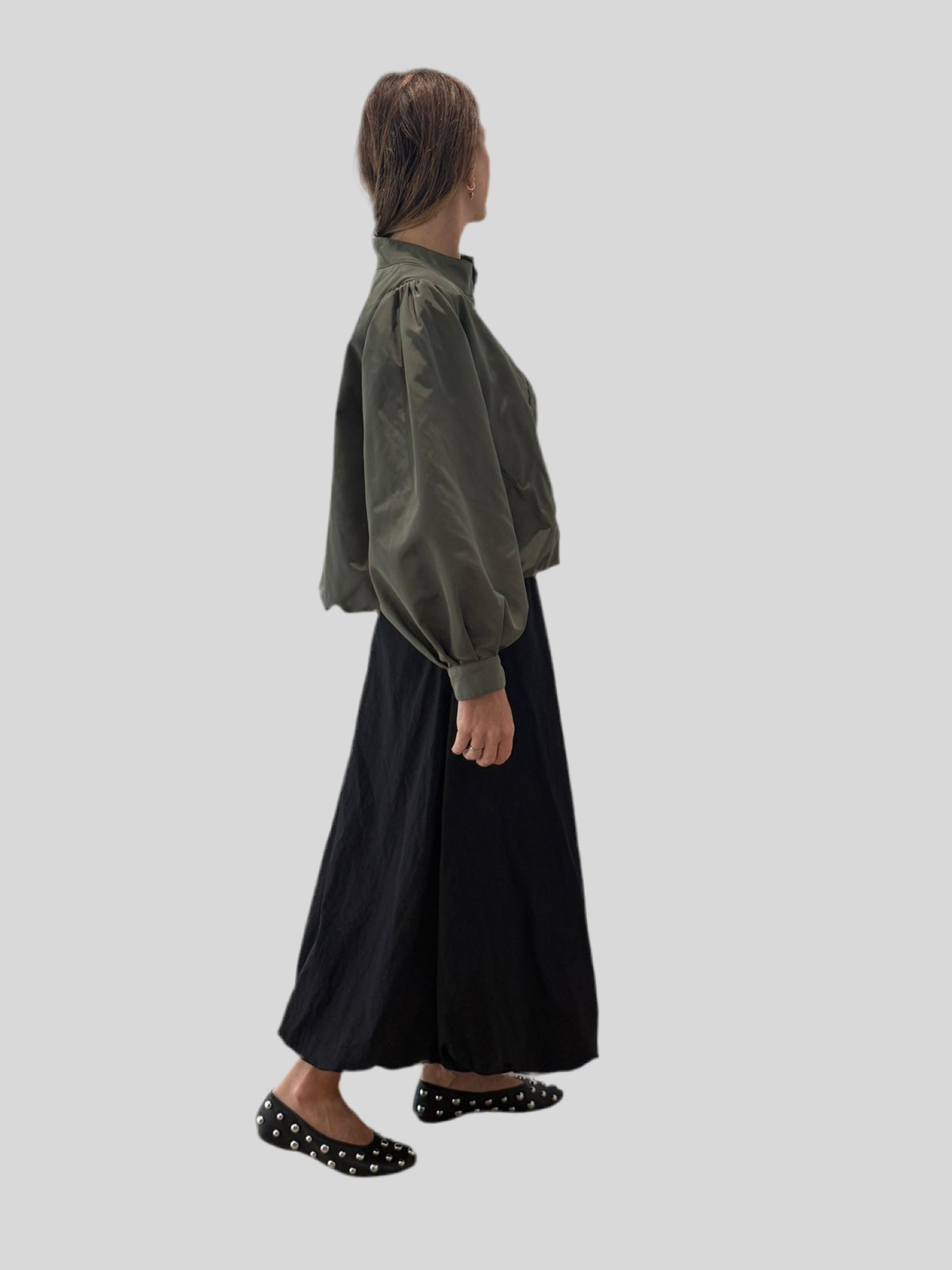 BLACK BALLOON SKIRT