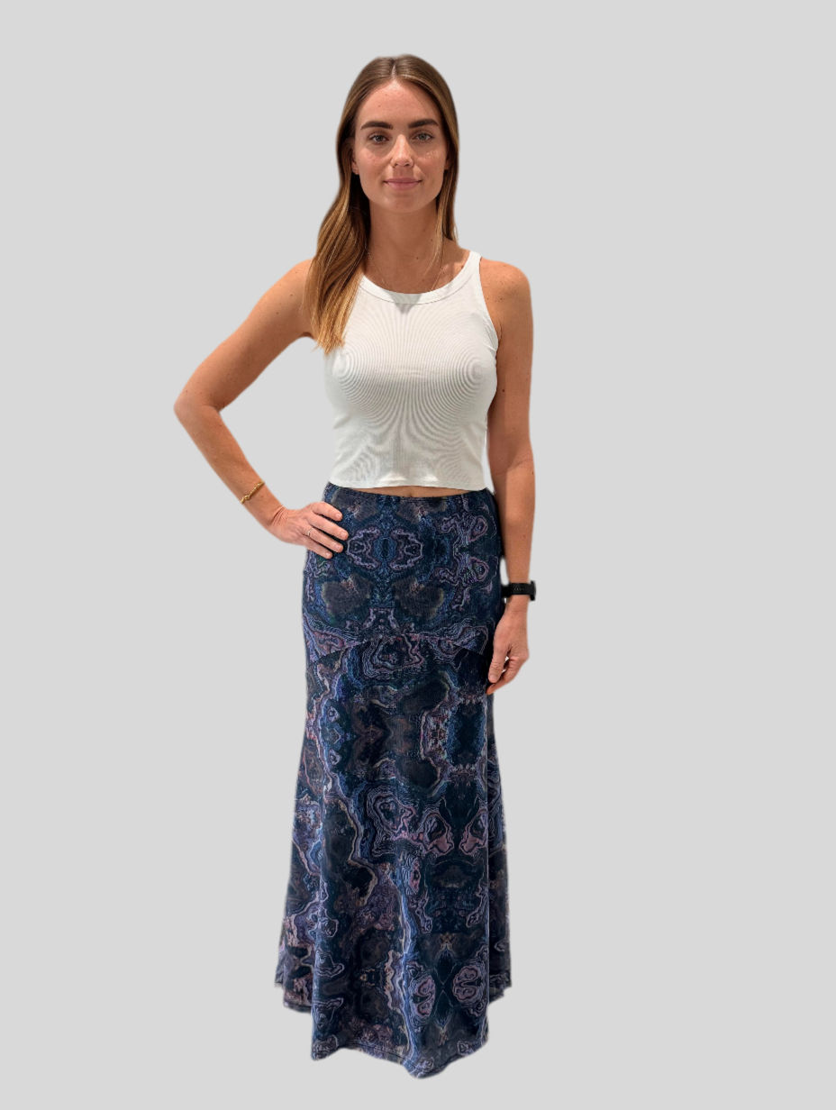 CARO MESH SKIRT