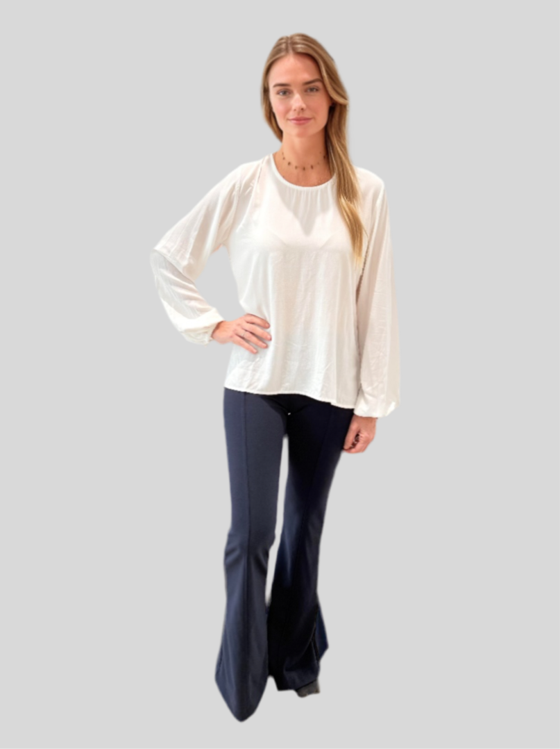 BLUE FLARE PANTS