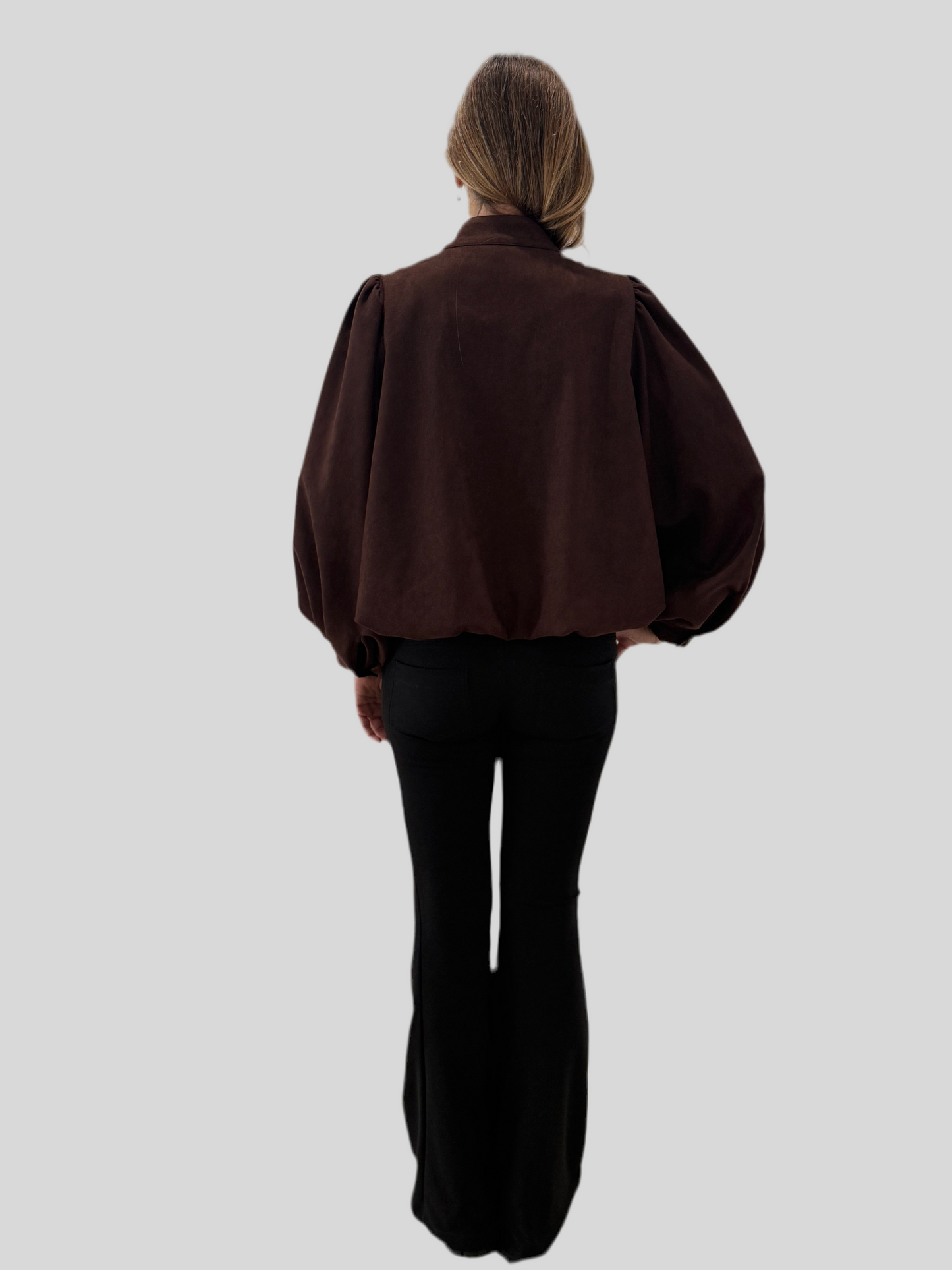 BROWN SUEDE JACKET