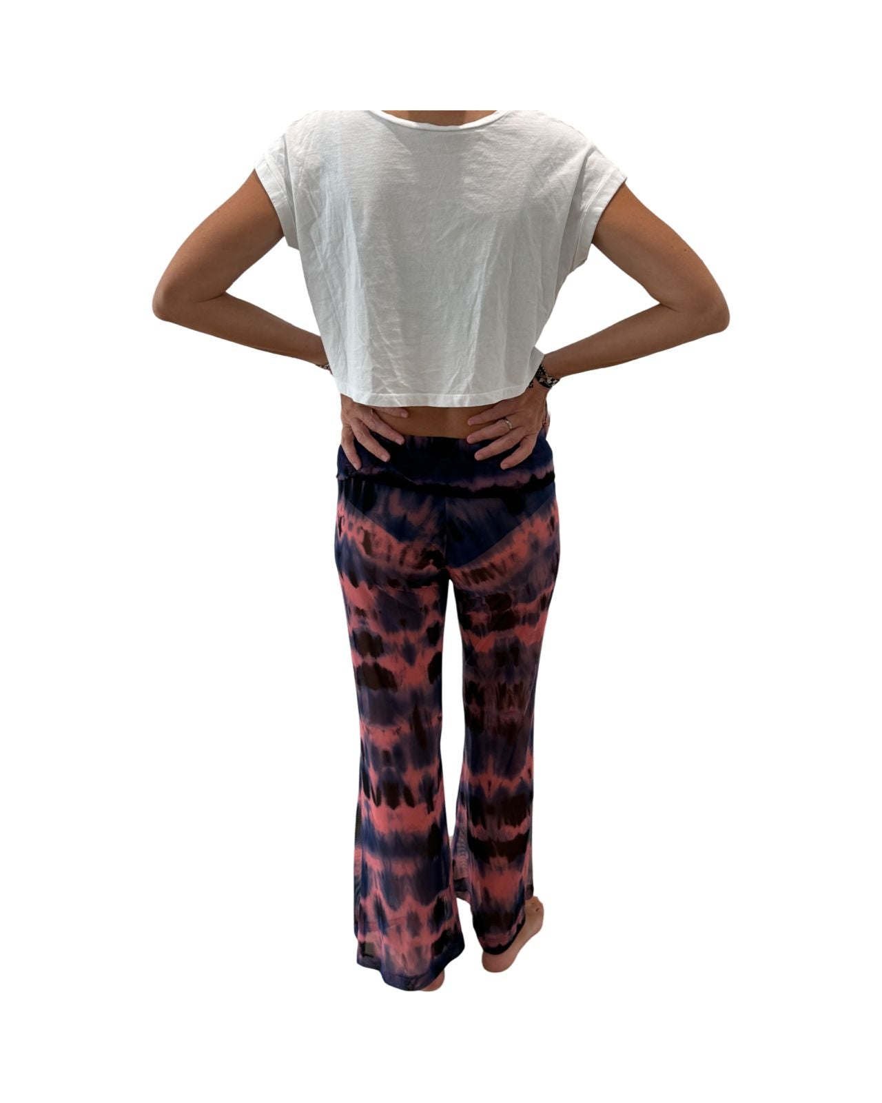 STRAWBERRY & BLACK PRINTED TULLE PANTS