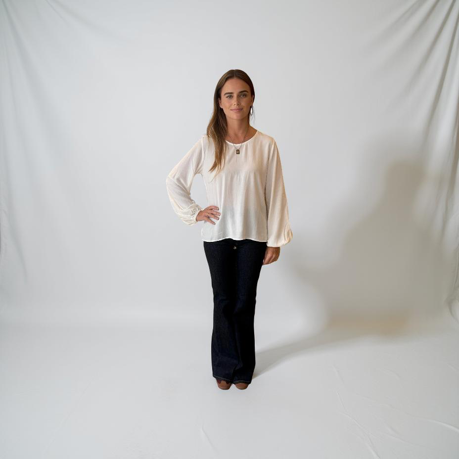 BASIC CHALICE BLOUSE WHITE