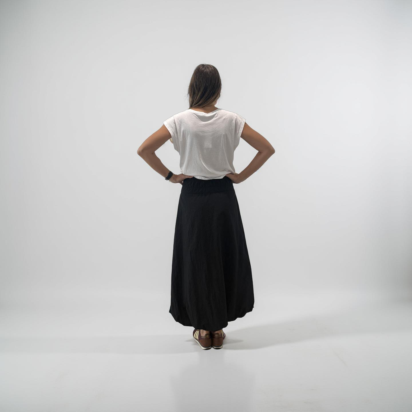 BLACK BALLOON SKIRT