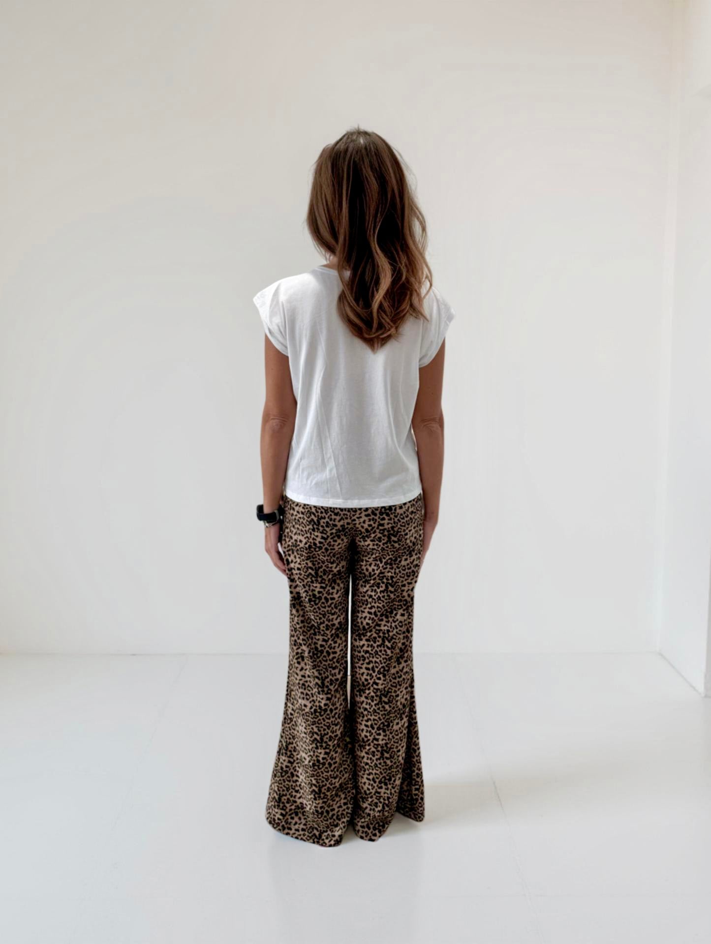ANIMAL PRINT LIA SILK PANTS