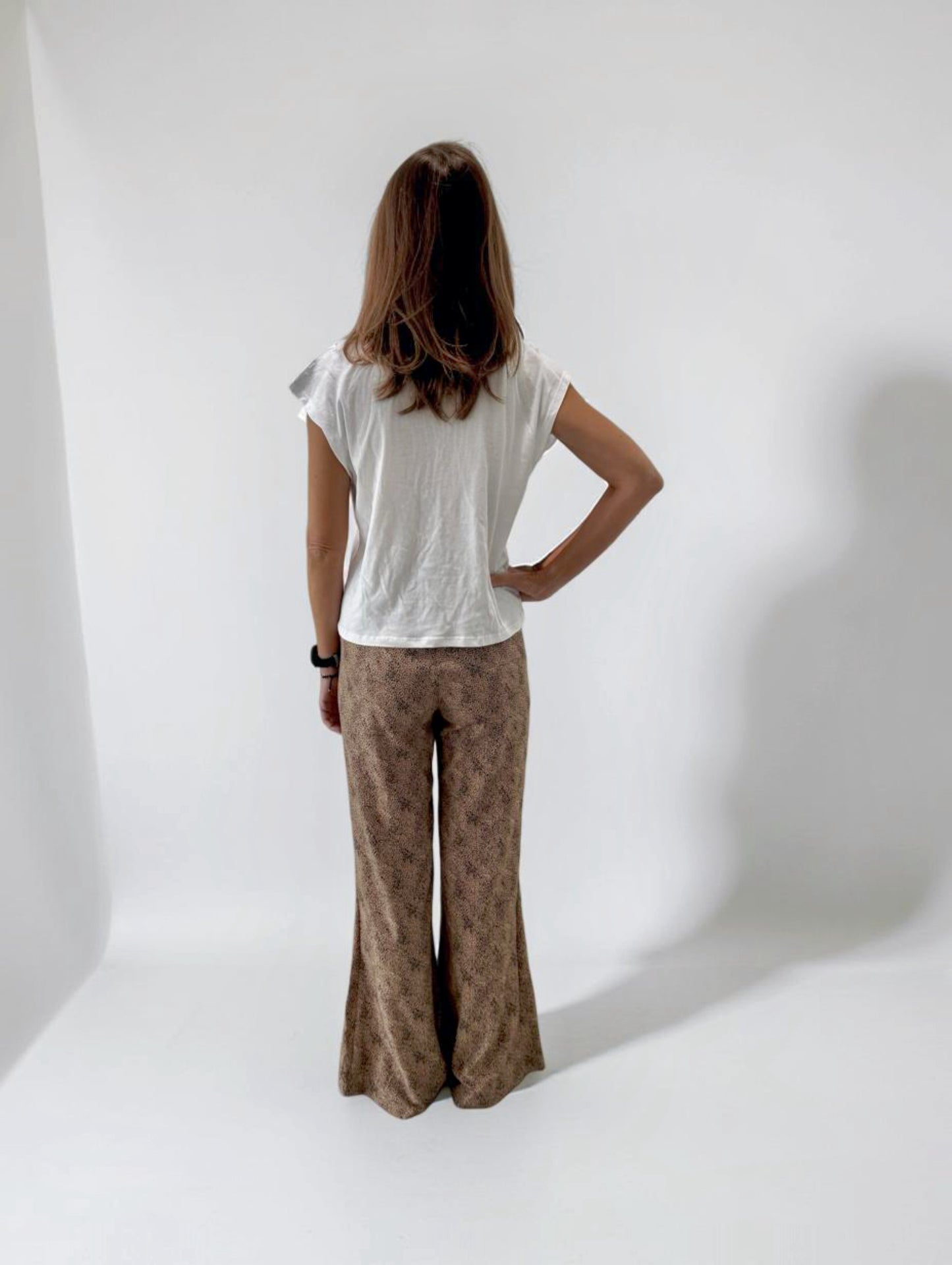 PRINTED BINA SILK PANTS