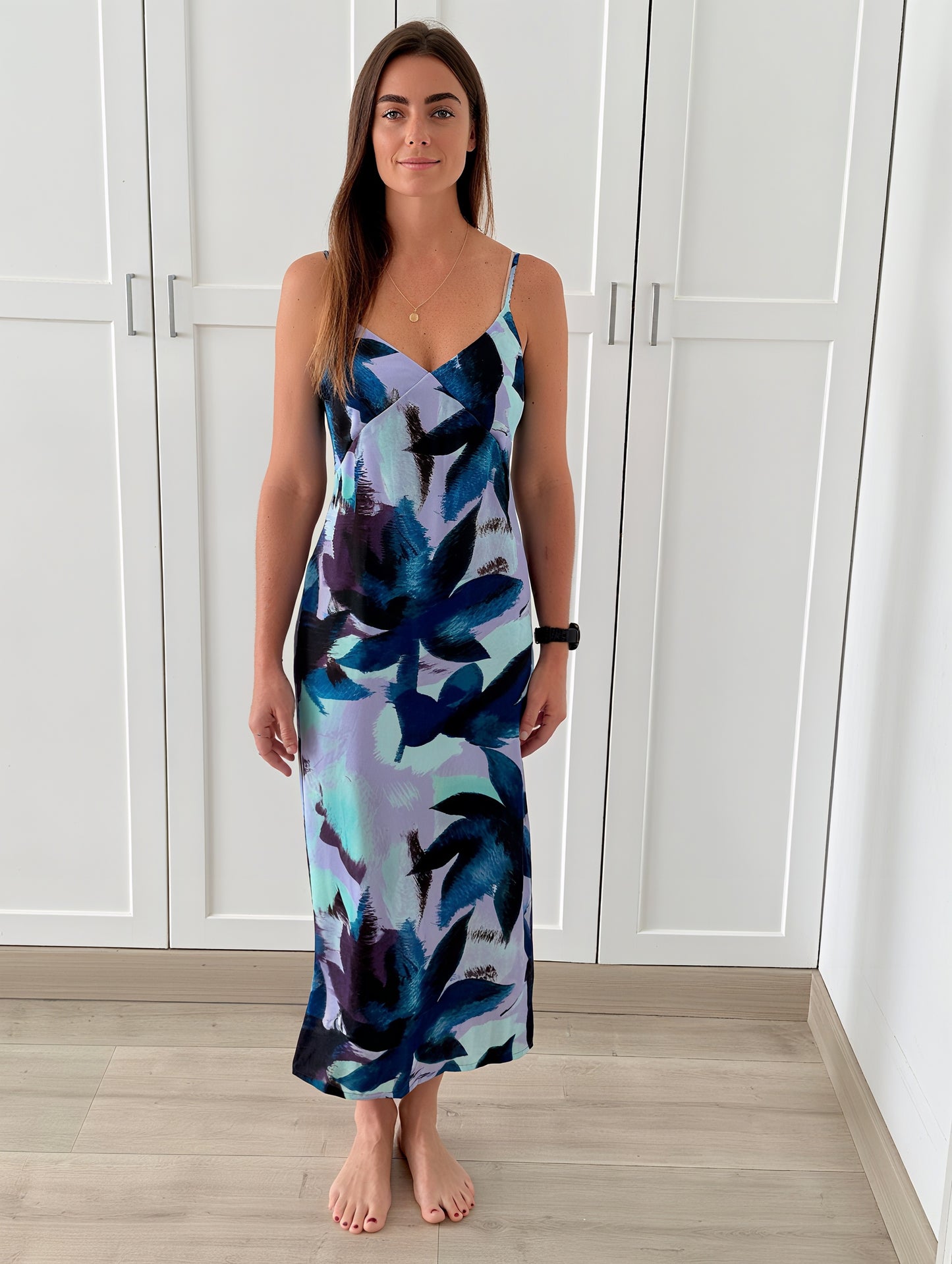 BRISA MIDI SILK DRESS