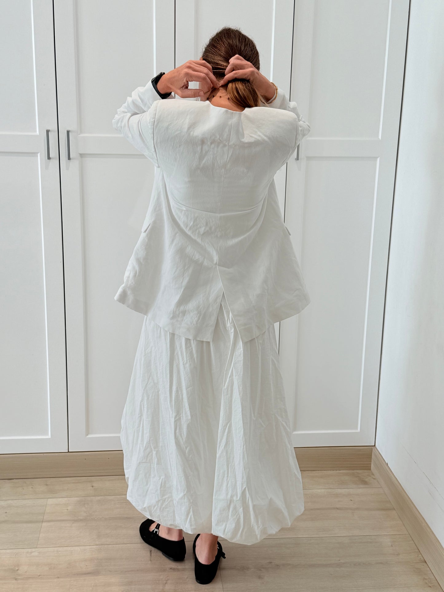 OFF WHITE LINEN BLAZER