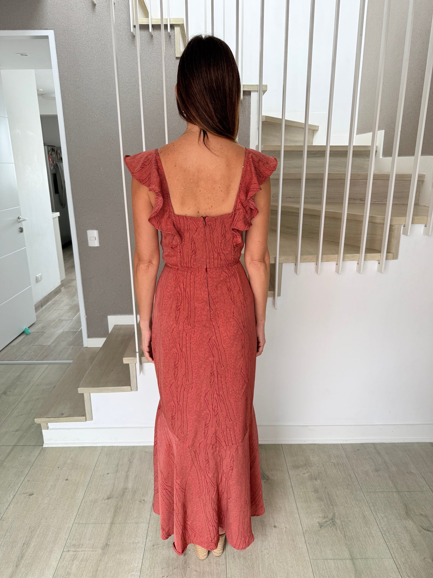 DARA PRINTED SILK DRESS