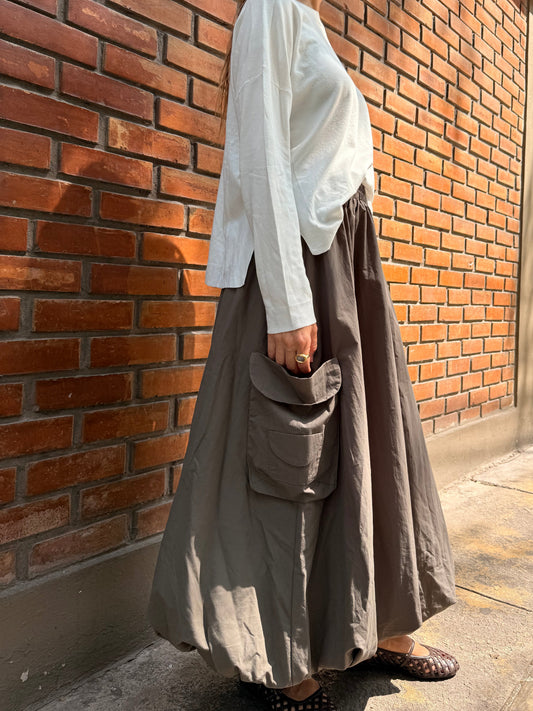 RIVA SKIRT LIGHT GRAY