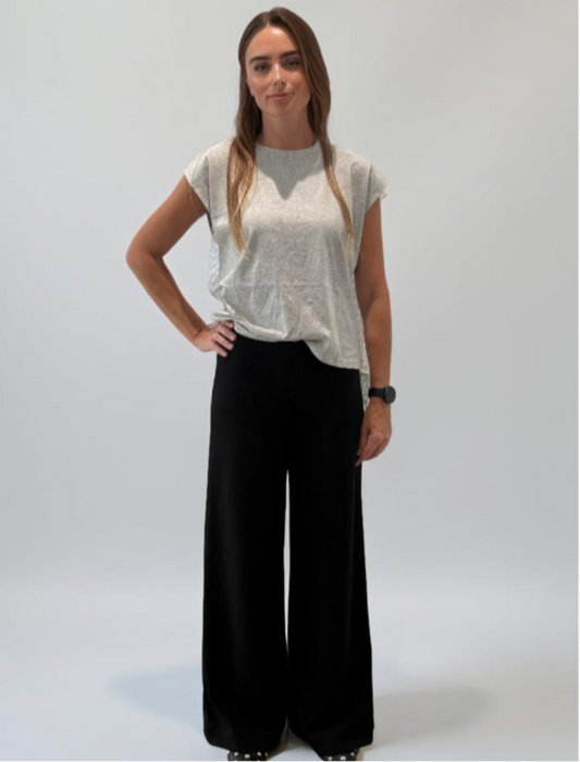 BLACK PALAZO PANTS