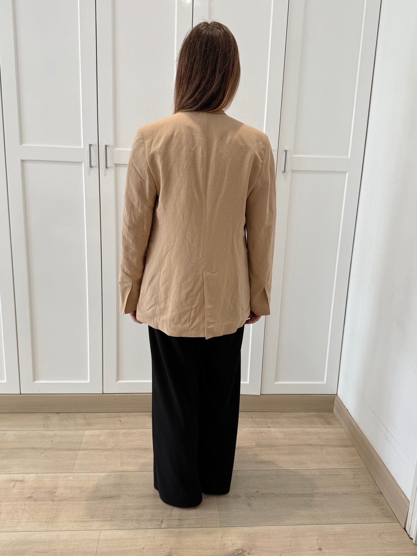 SAND LINEN BLAZER