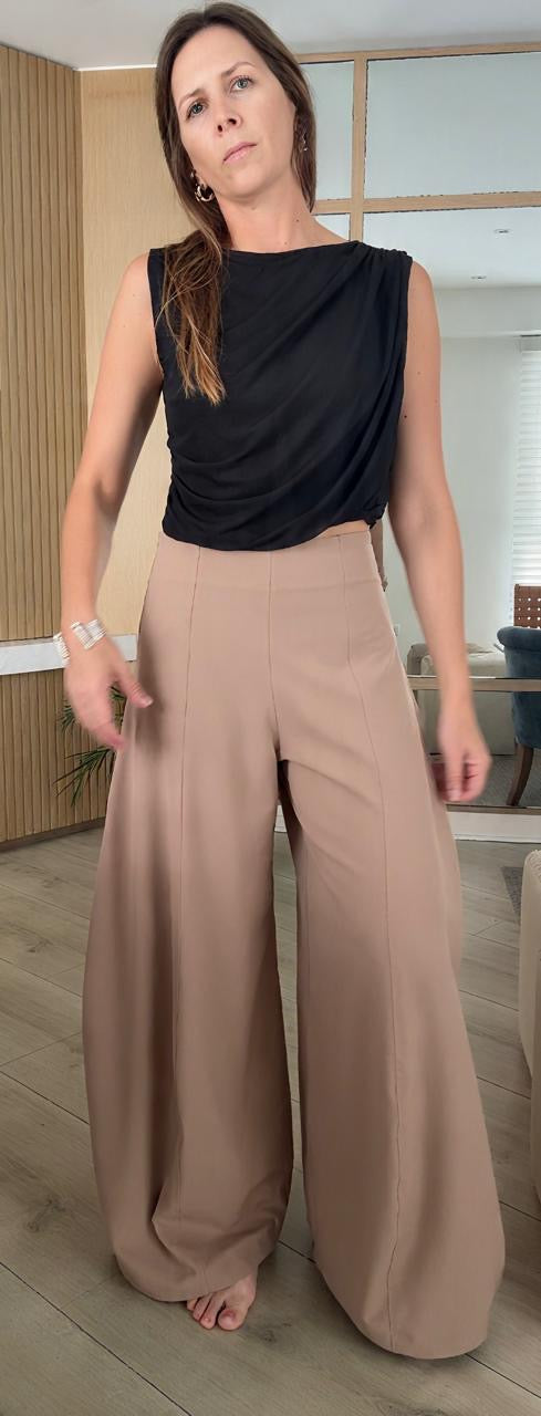 AREZZO PANTS - CAMEL
