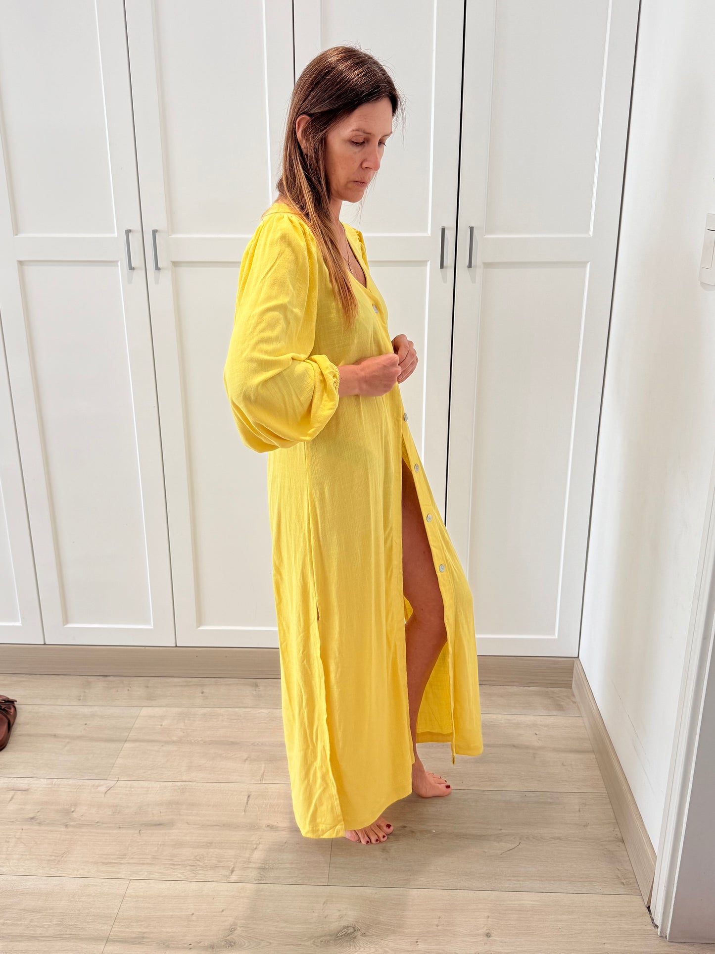 BEACH COVER-UP YELLOW