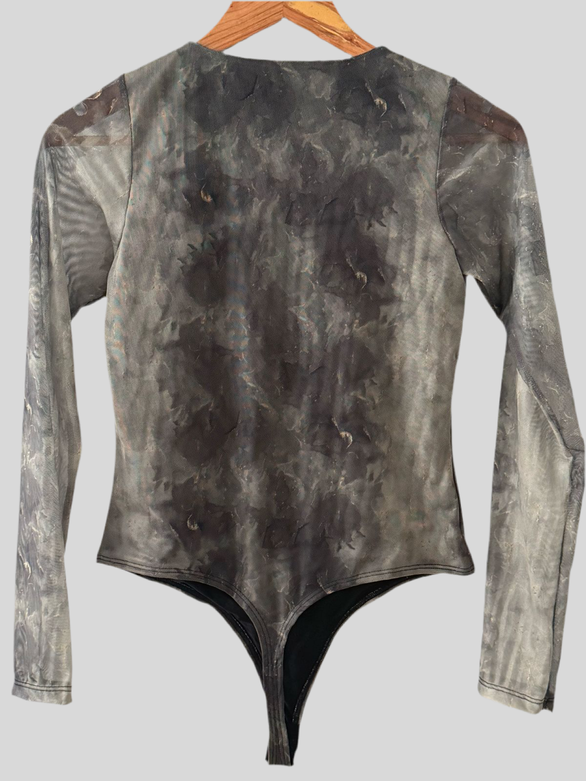 PRINTED MESH BODYSUIT VERA