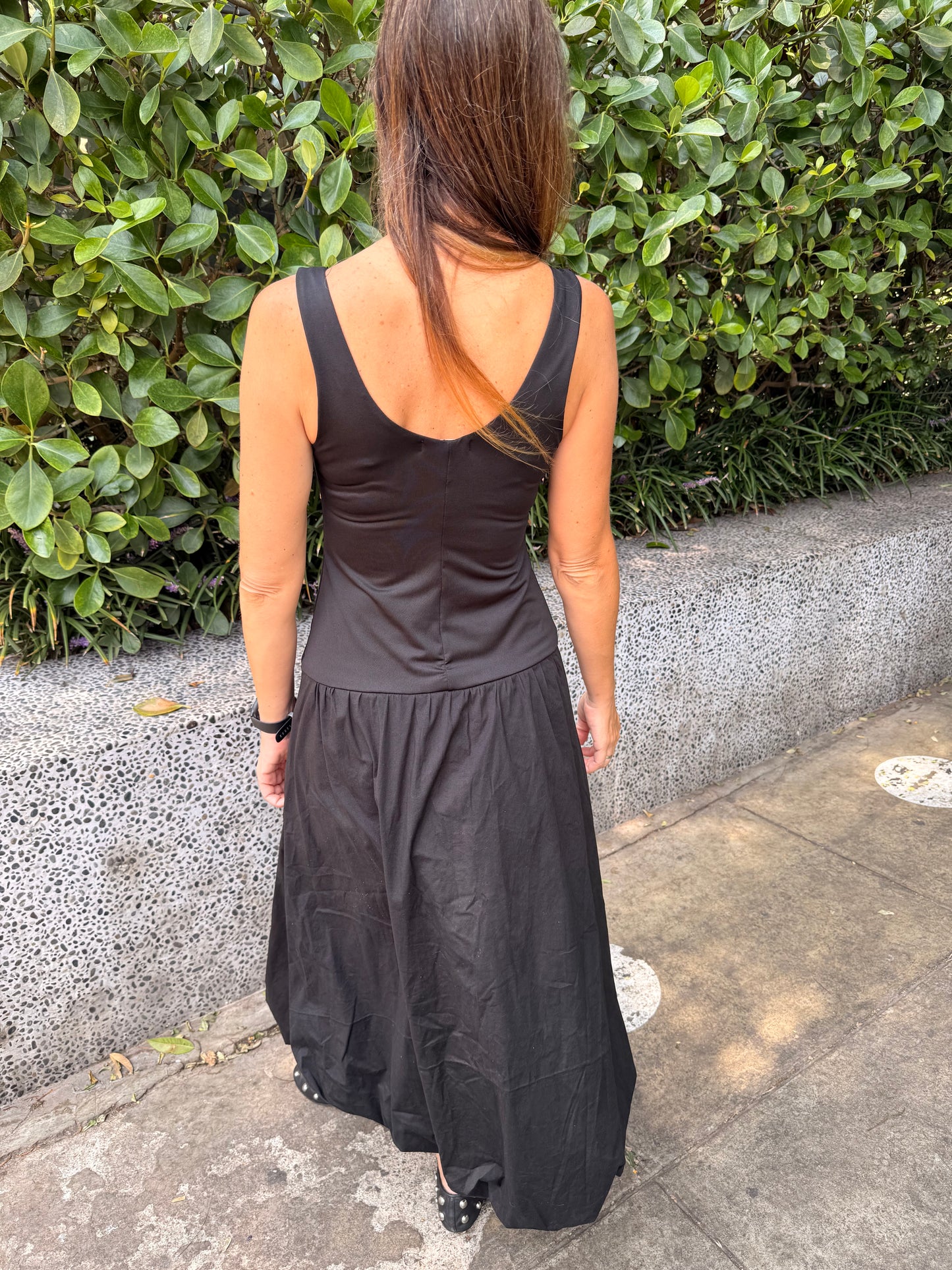 BLACK BALLOON DRESS