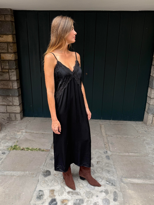 VITTORIA DRESS - NOIR