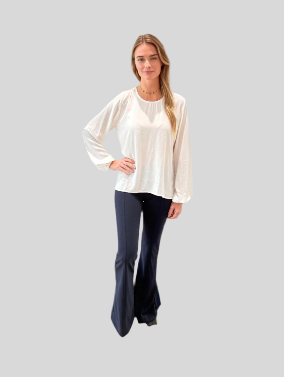 BLUE FLARE PANTS