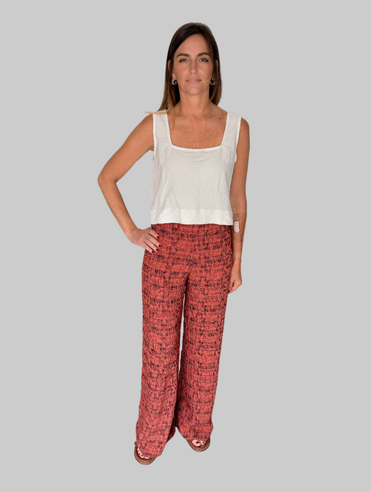 CLARA SILK PALAZZO PANTS