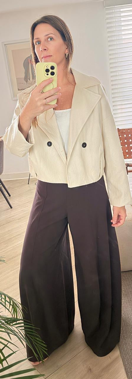 AREZZO PANTS - AUBERGINE