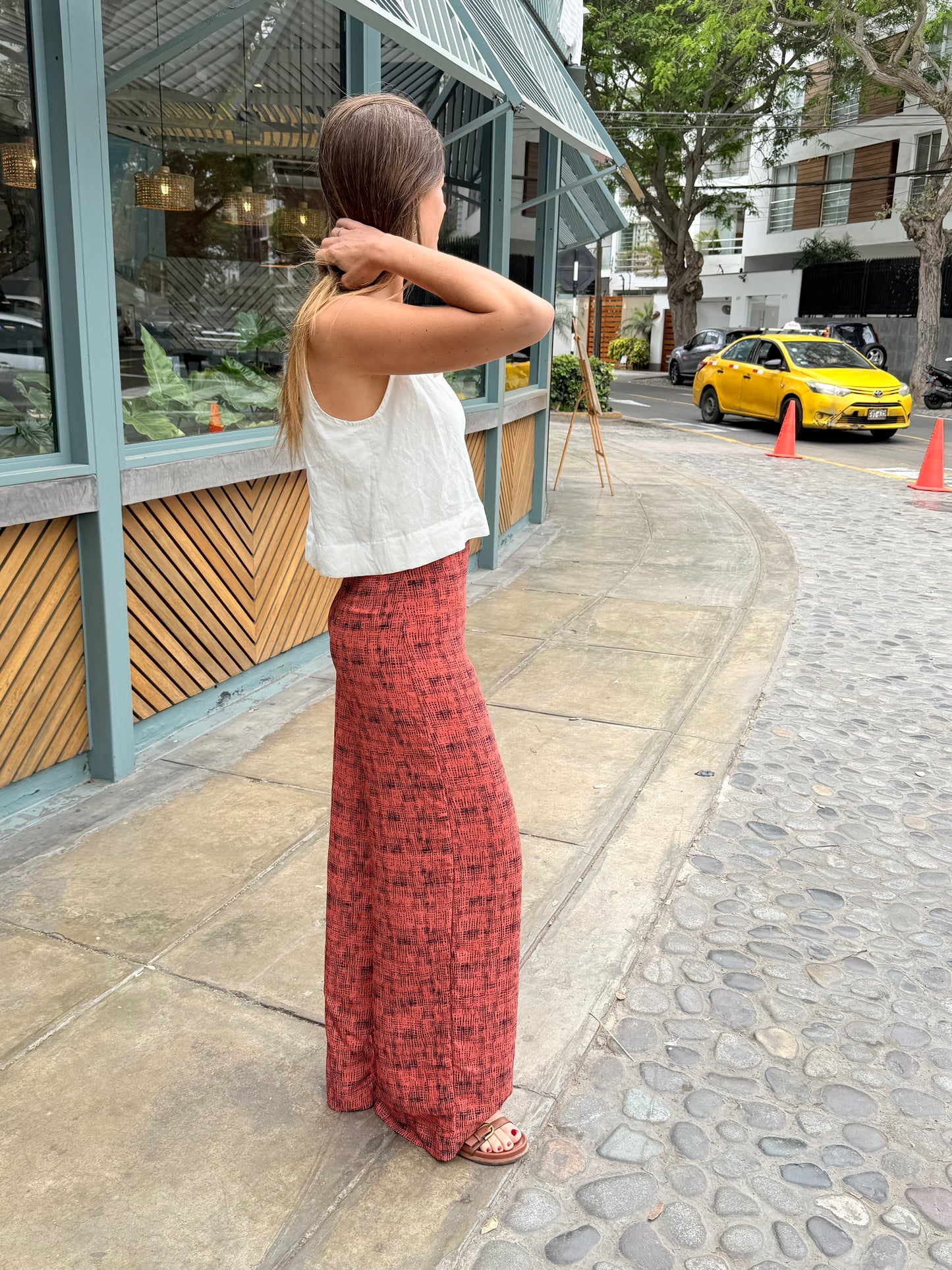 CLARA SILK PALAZZO PANTS