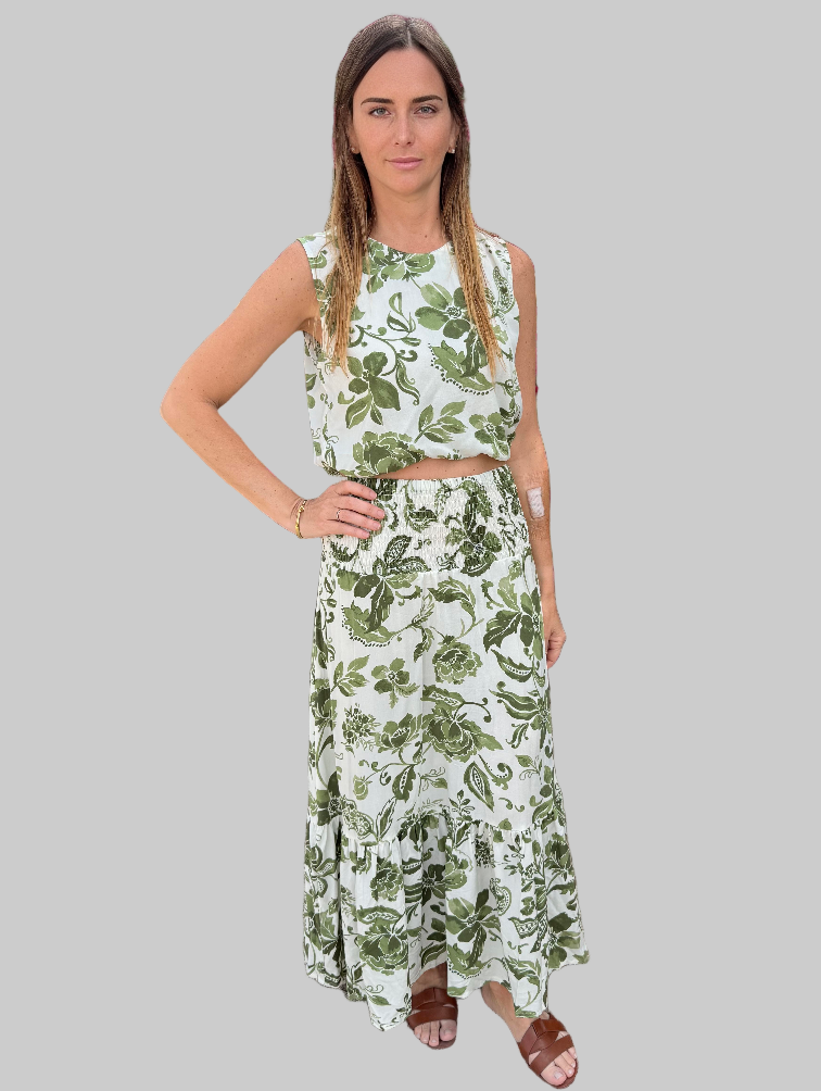 TWO PIECES SET GREEN