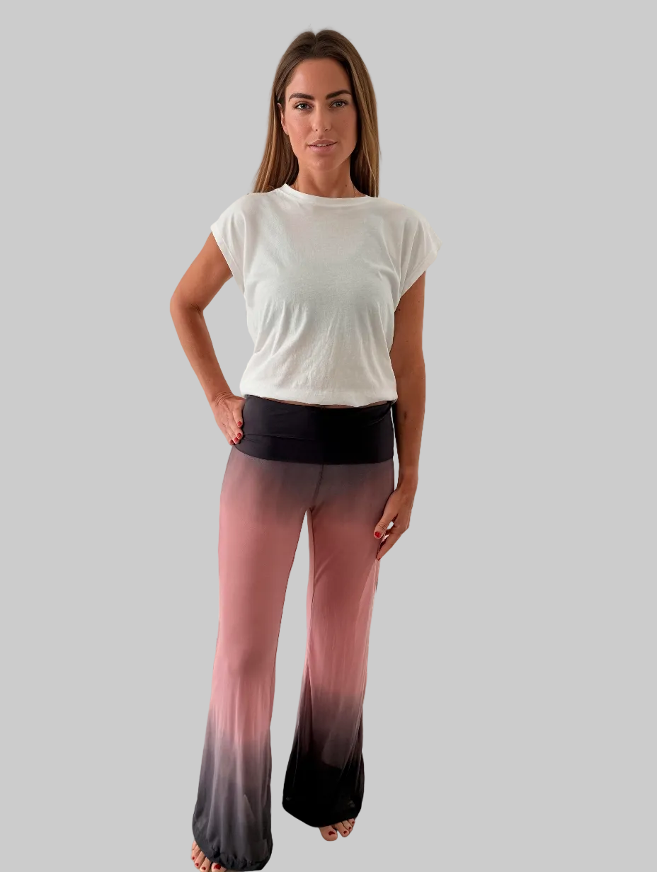 PINK COVER UP MESH PANT