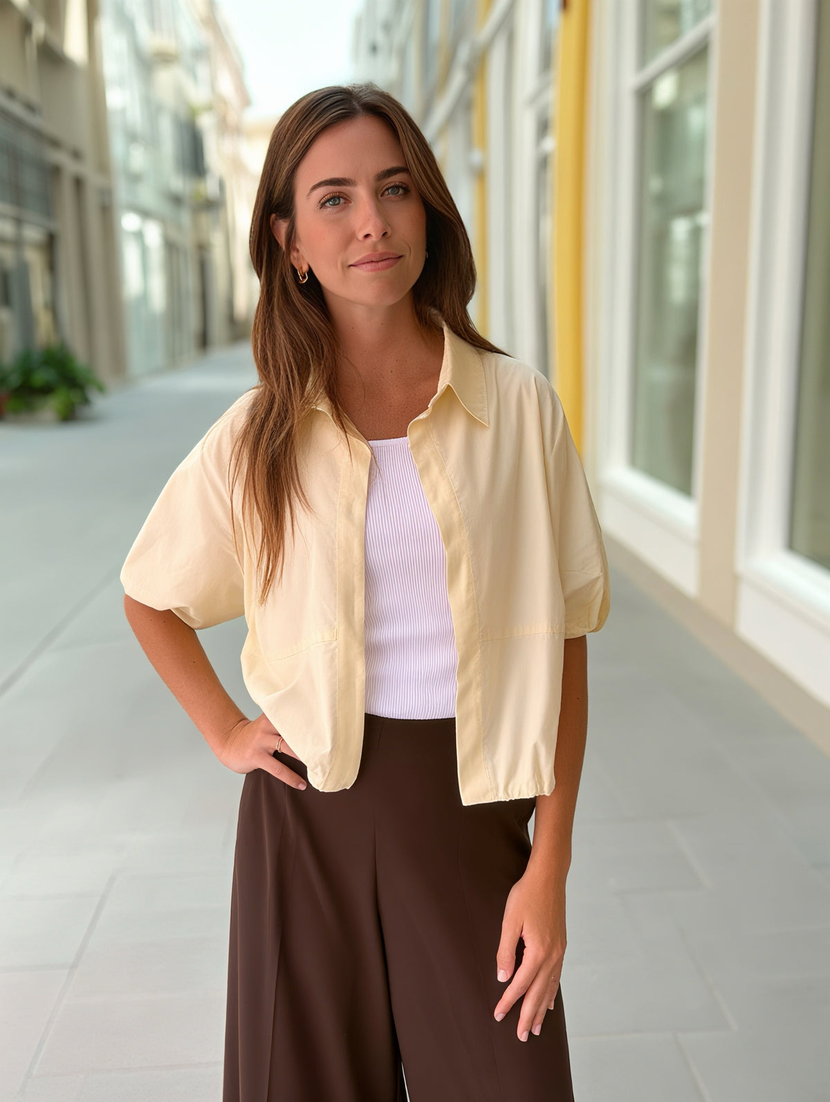SALERNO LIGHTWEIGHT JACKET - BETTER YELLOW