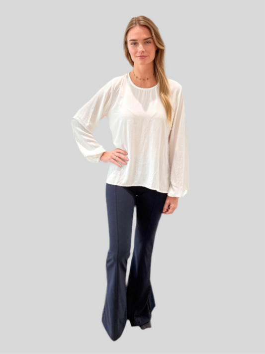 BLUE FLARE PANTS