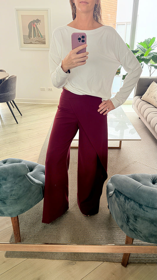GAIA BURGUNDY PANT