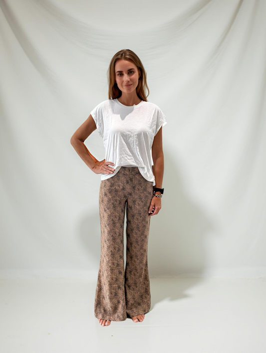 PRINTED BINA SILK PANTS