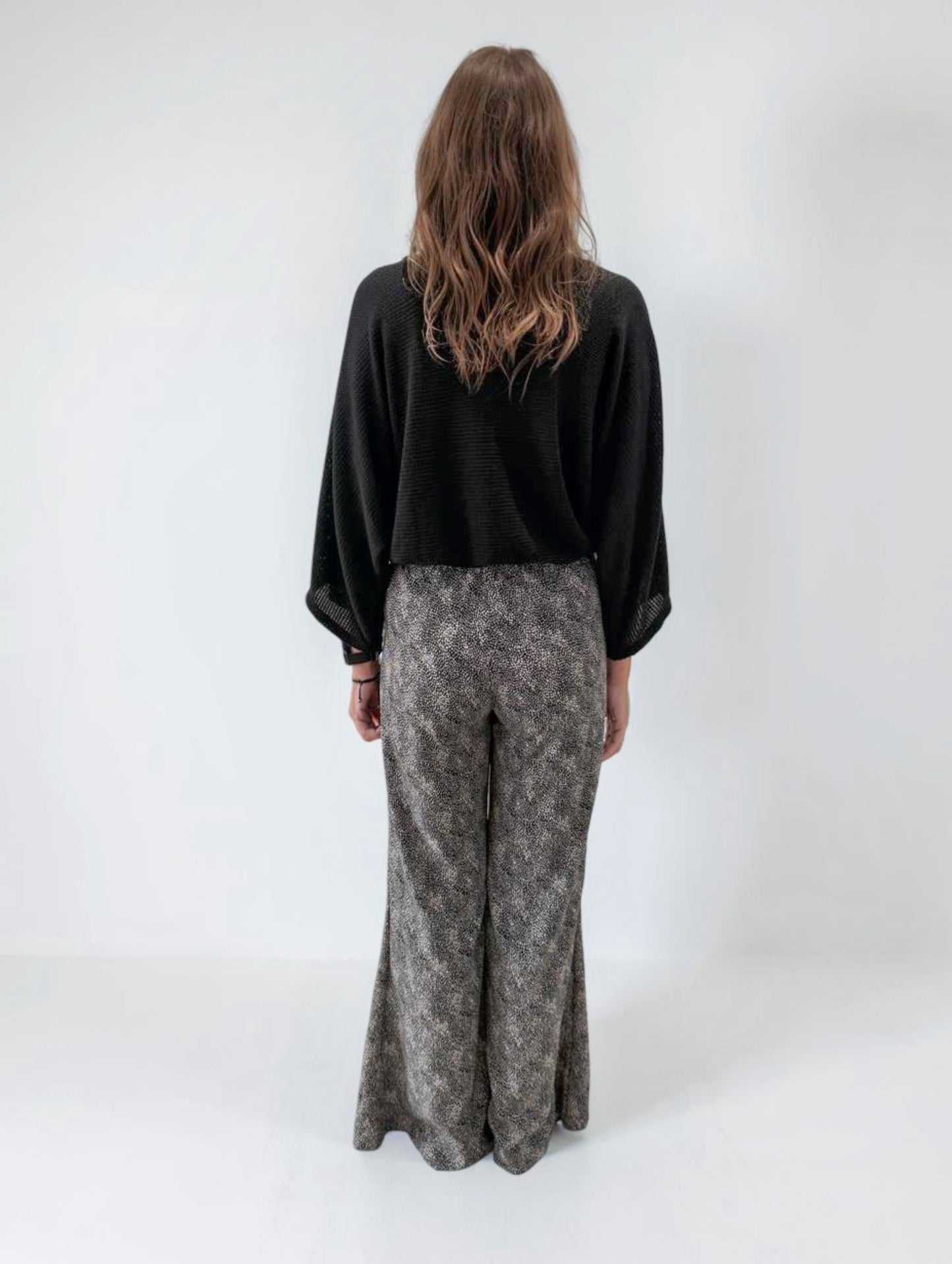 PRINTED ISA SILK PANTS