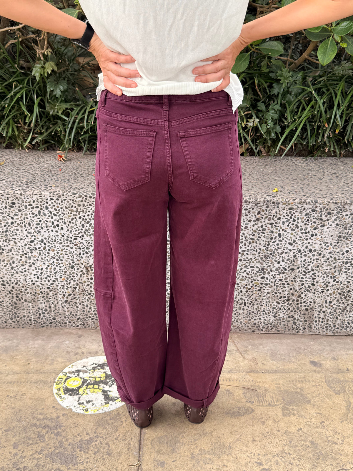 LUCCA PANT BURGUNDY