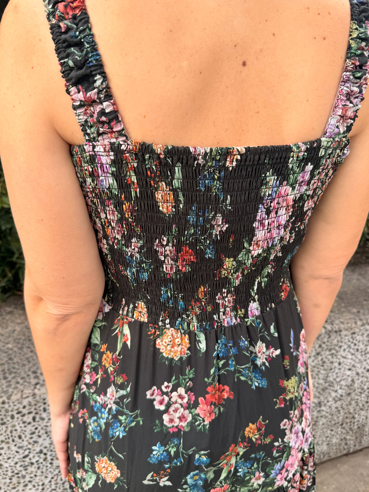 ELARA DRESS - Midnight Bloom