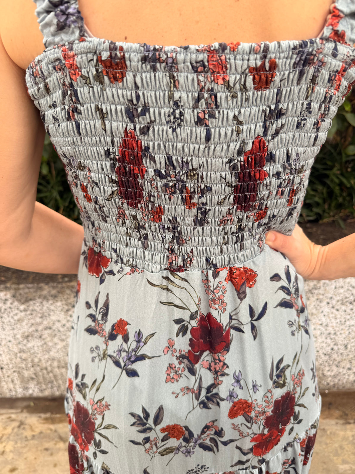 ELARA DRESS - Blue Bloom