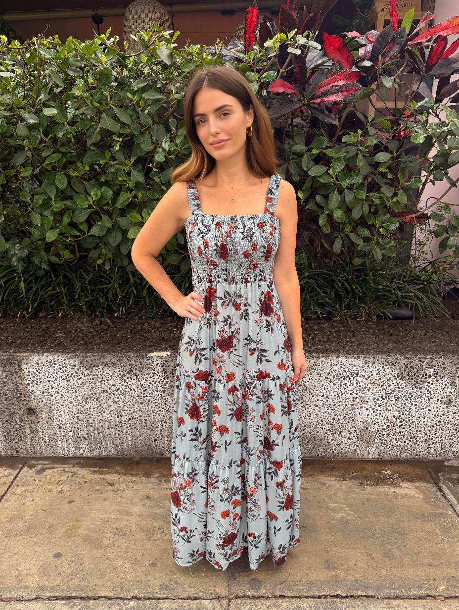 ELARA DRESS - Blue Bloom