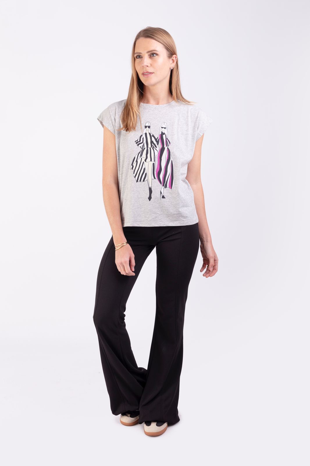 T-SHIRT RUNWAY GREY