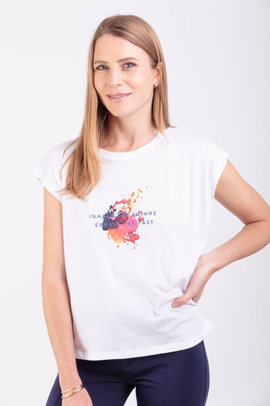 T-SHIRT WHITE SPLASH