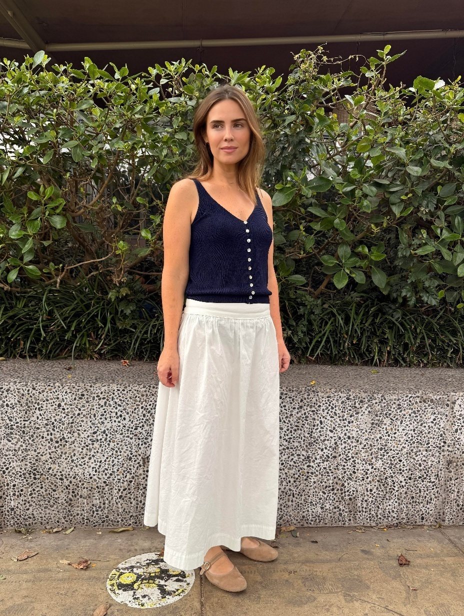 COMO TOP - Navy Blue