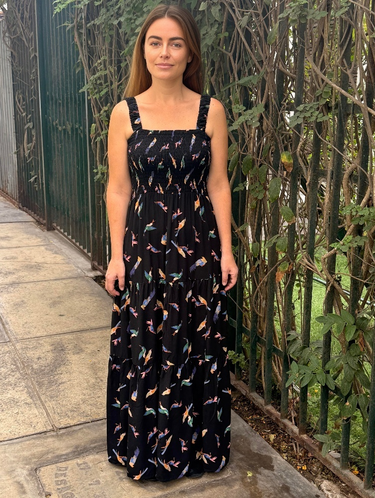 ELARA DRESS - Midnight Birds